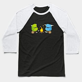 Camping monsters Baseball T-Shirt